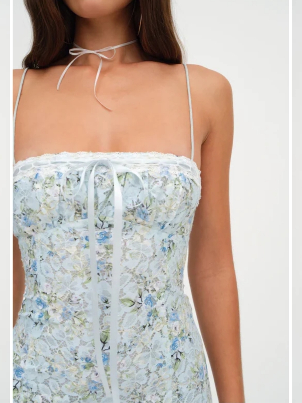 For Love & Lemons Claire Lace Mini Dress Size S - Picture 2 of 16